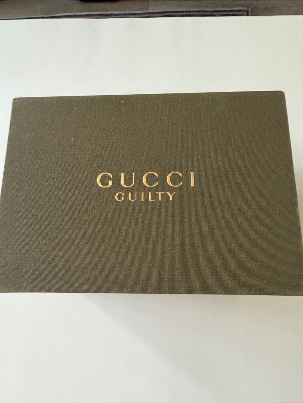 Gucci Guilty Sage Textile Fragrance Collectible Empty Box